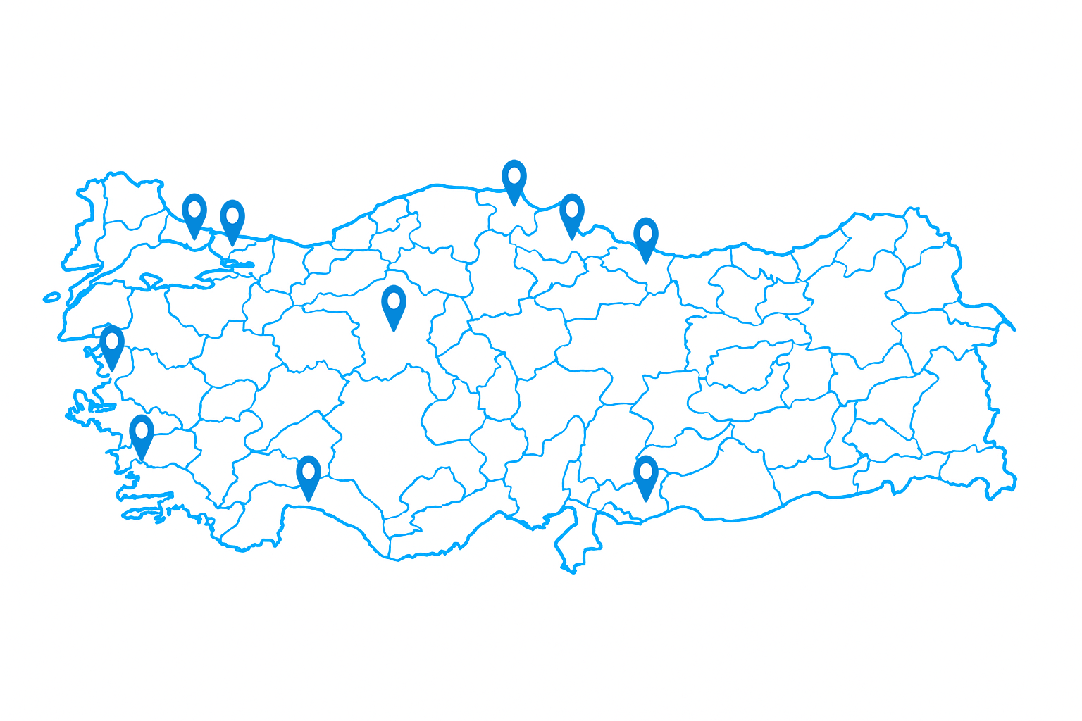 Map of Turkey